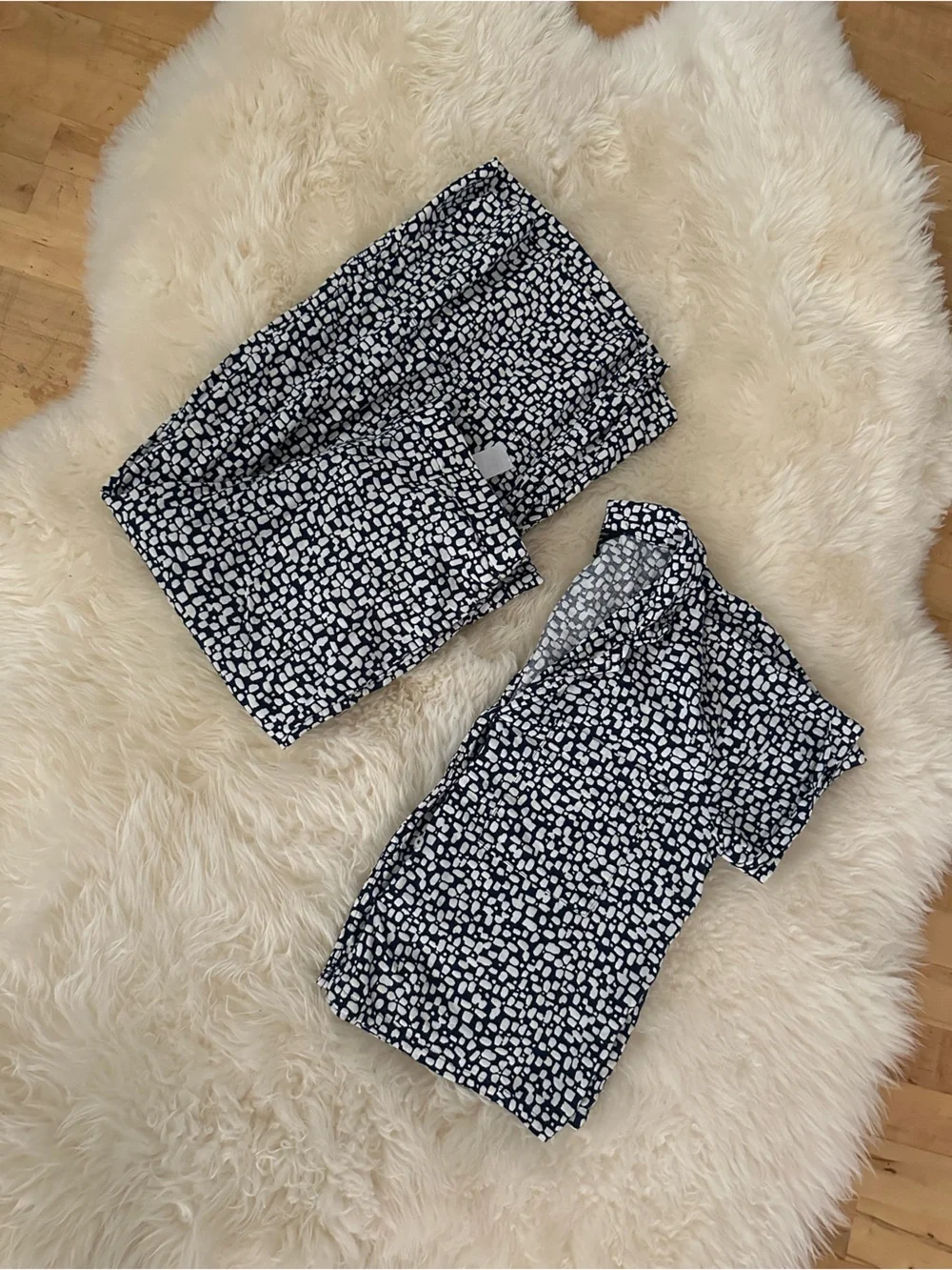 Banana Republic Linen Button Up Anyday Wide Leg Crop Matching Set
